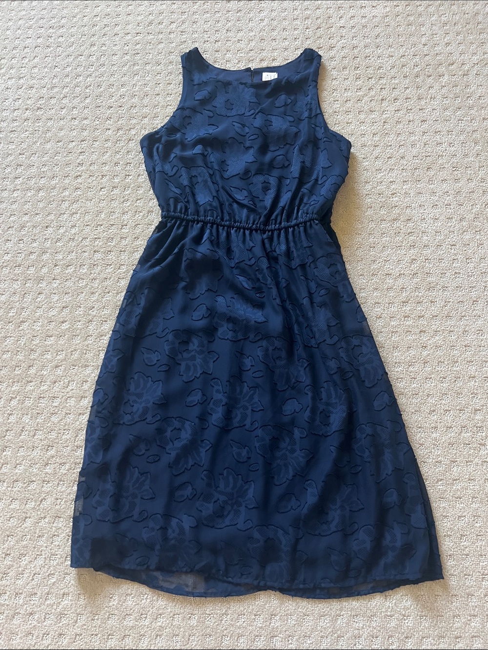 a new day Navy Floral Sleeveless Dress for Girls